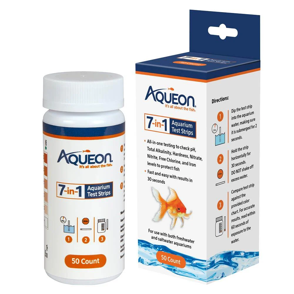 Aqueon 7-in-1 Aquarium Test Strips - Image 2