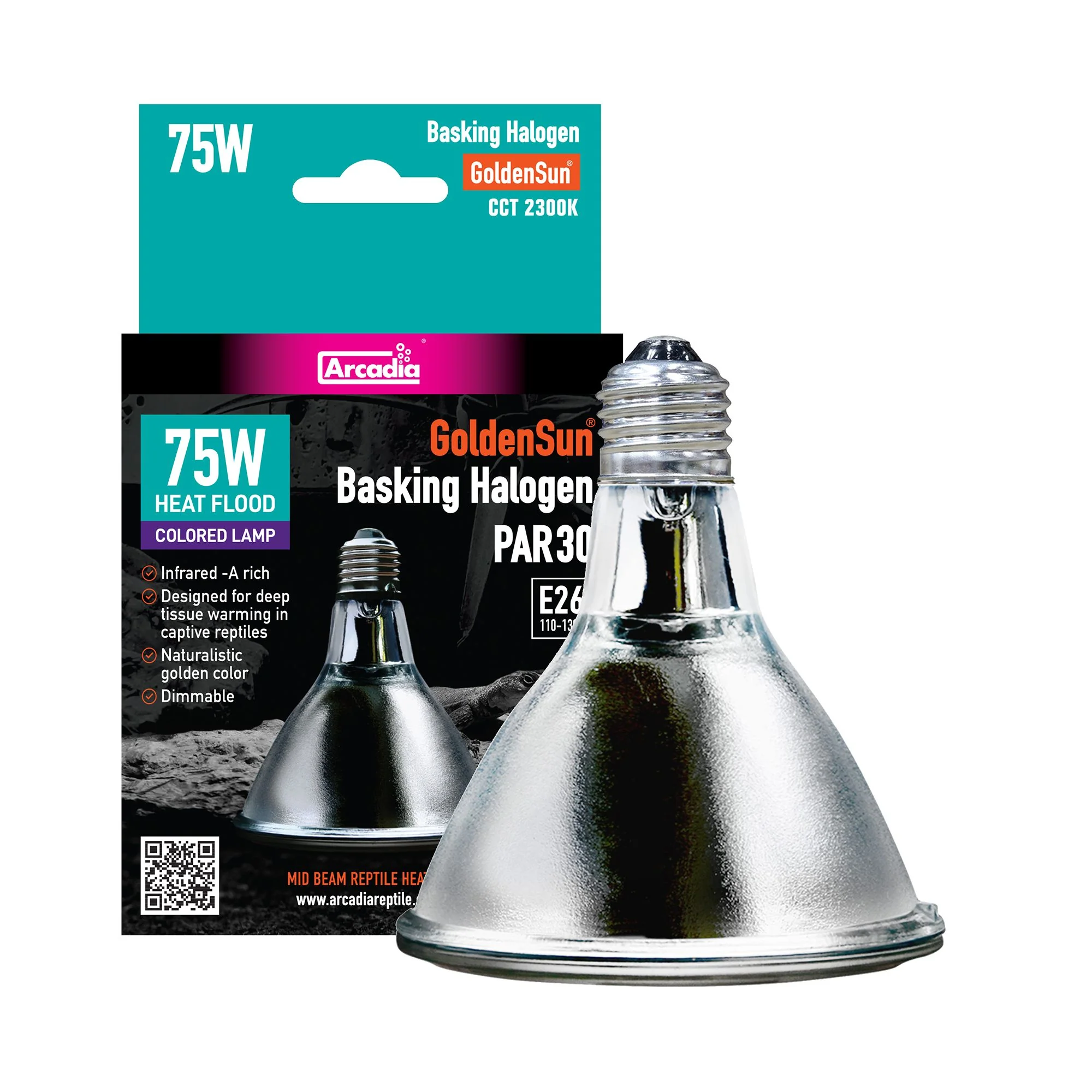 Arcadia GoldenSun Basking Halogen Lamp - Image 2