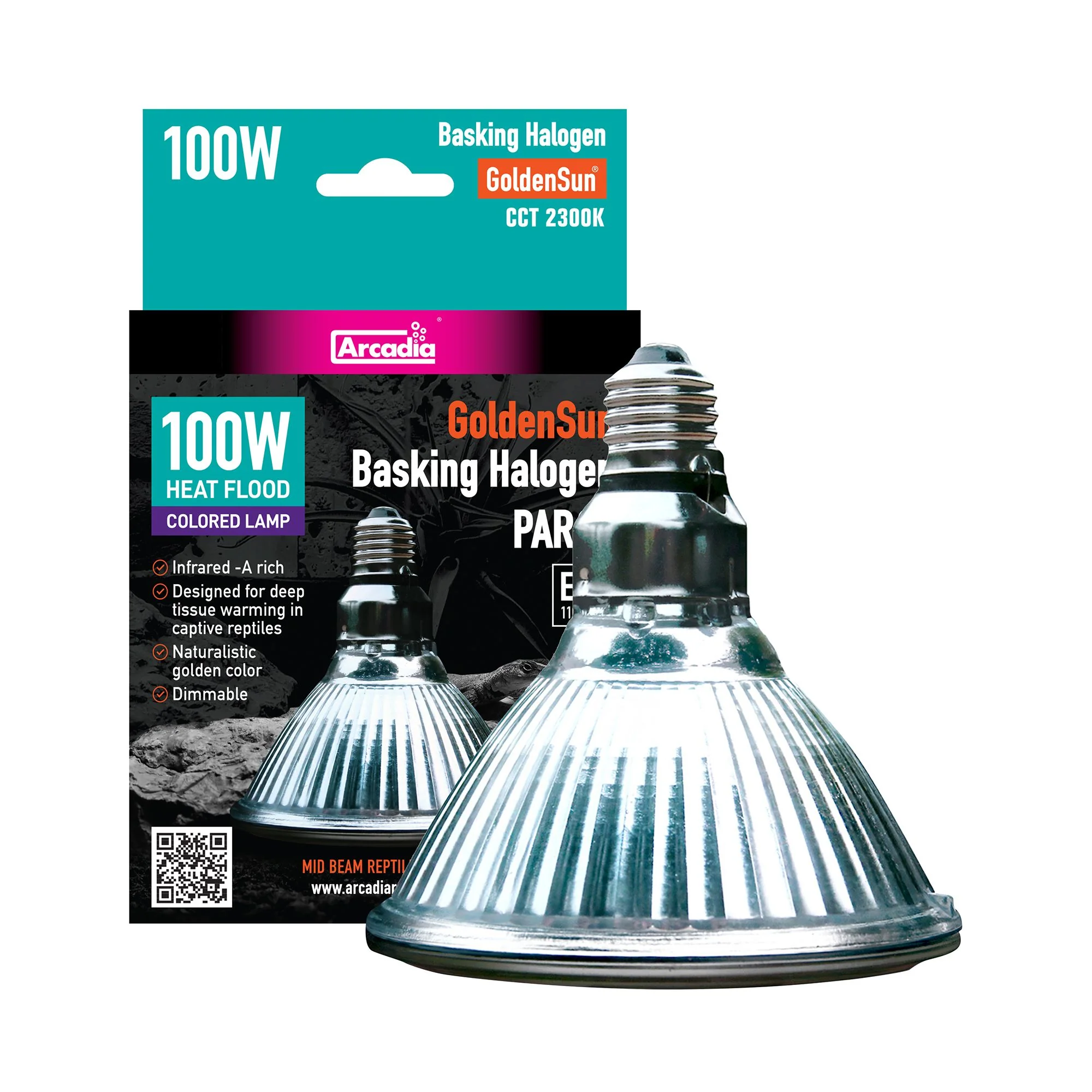 Arcadia GoldenSun Basking Halogen Lamp - Image 3