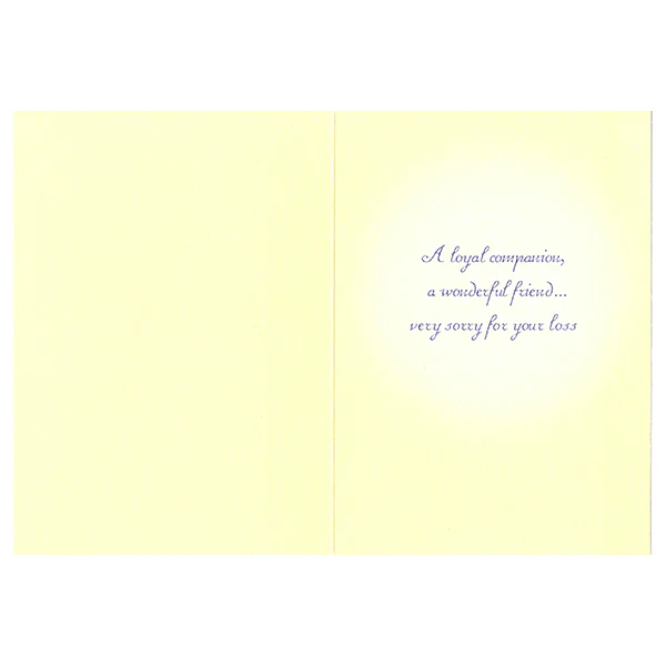 Avanti Dog On Beach Pet Sympathy Card - Image 2