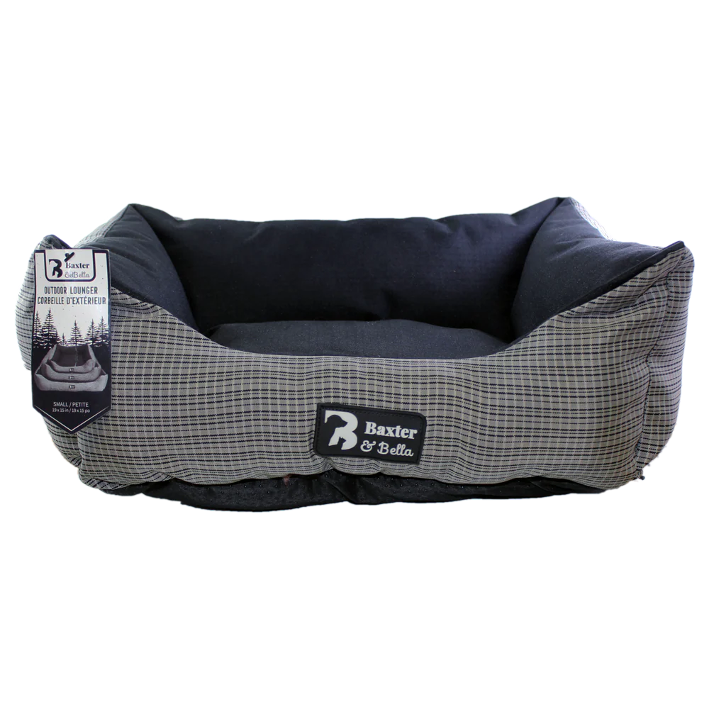 Baxter & Bella Lounger Bed - Grey