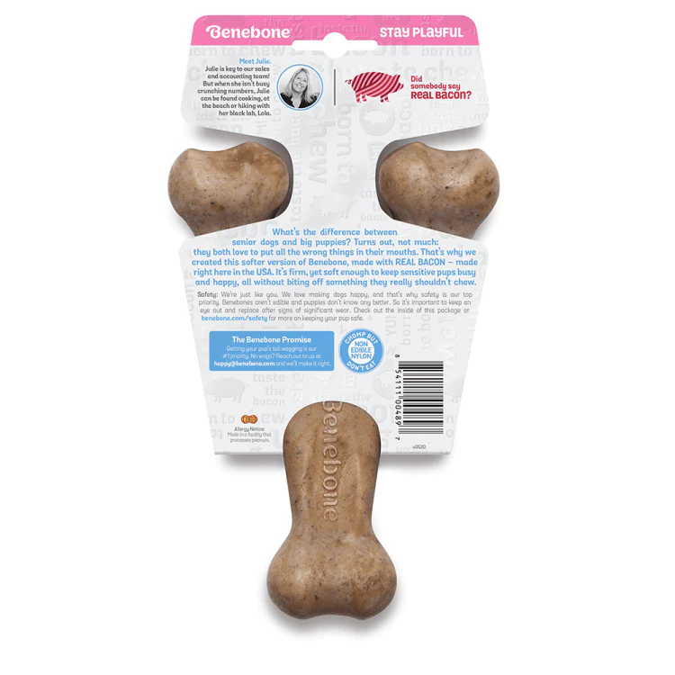 Benebone Wishbone Puppy - Bacon - Image 4