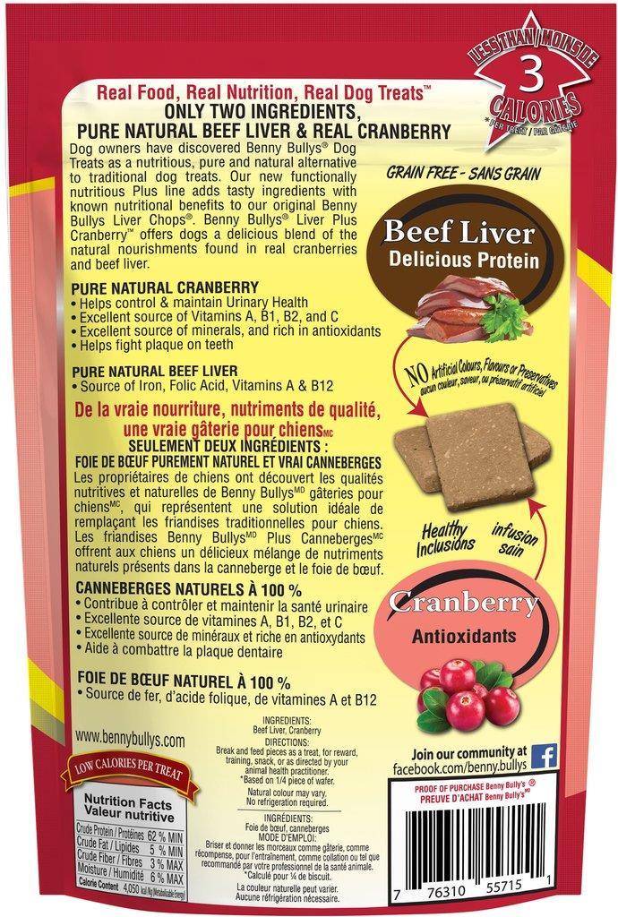 Benny Bullys FD Beef Liver Plus Cranberry 58g - Image 2