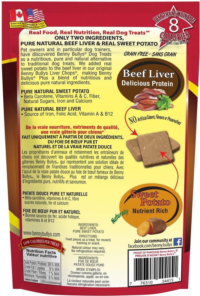 Benny Bullys FD Beef Liver Plus Sweet Potato 58g - Image 2