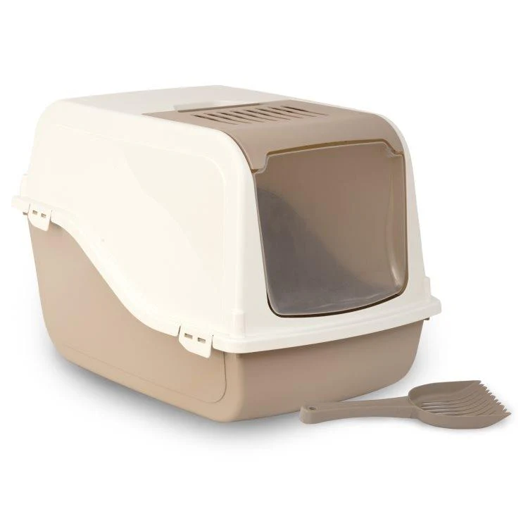 Bergamo Ariel Top-Free Cat Litter Pan with Scoop - Image 2