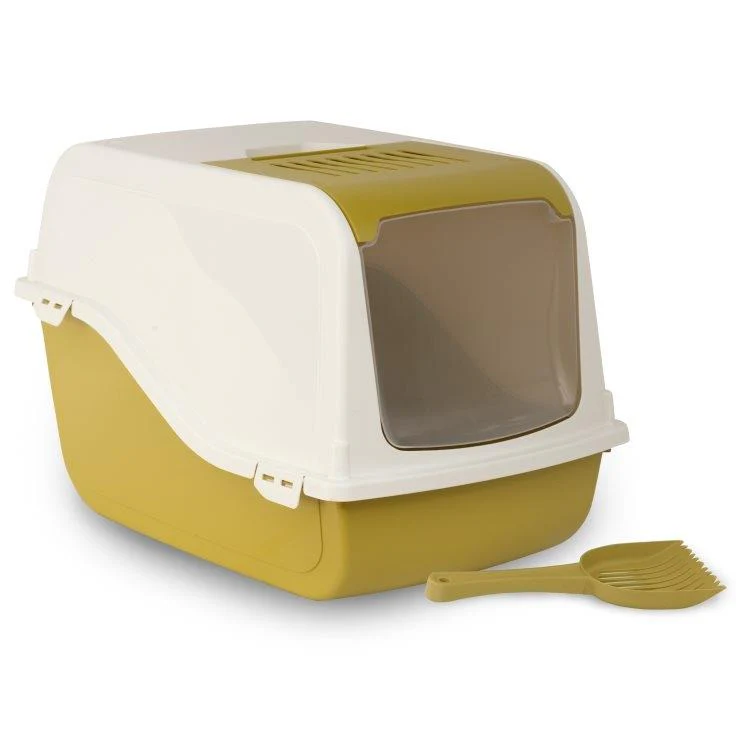 Bergamo Ariel Top-Free Cat Litter Pan with Scoop - Image 3