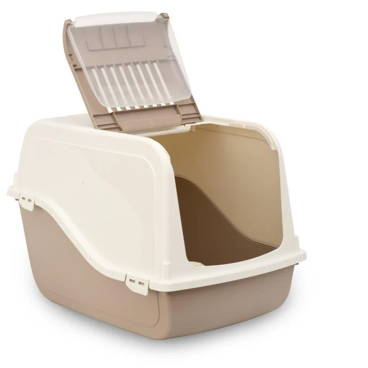 Bergamo Ariel Top-Free Cat Litter Pan with Scoop - Image 4