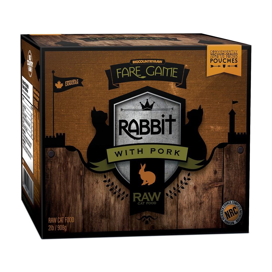 Big Country Raw Fare Game - Rabbit & Pork 2lb