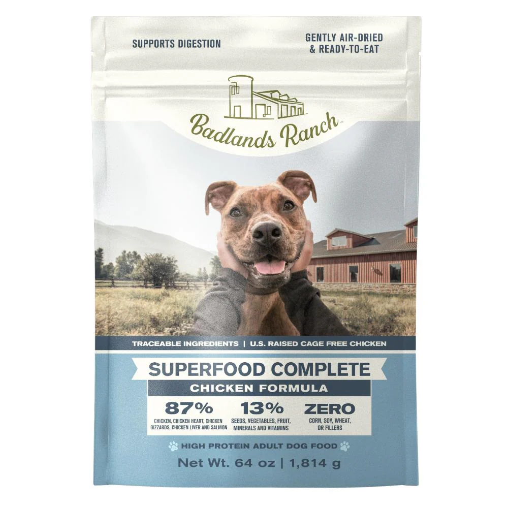 Badlands Ranch Superfood Complete Chicken Formula Air-Dried Dog Food - Image 2