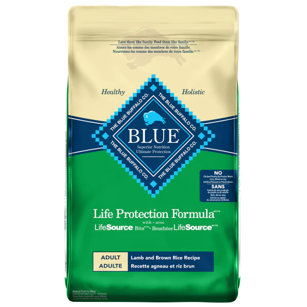 Blue Buffalo Life Protection Formula Lamb & Brown Rice Dog Food - 11.7 kg
