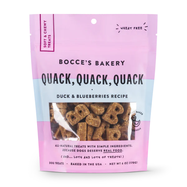 Bocce's Bakery Soft & Chewy Treats - PB-Banana Chip 6oz