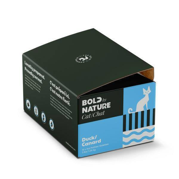 Bold By Nature for Cats - Duck Patties 3lb