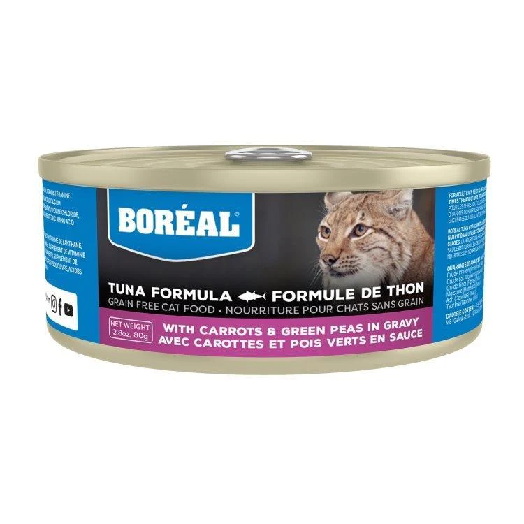 Boreal Cat Tuna, Carrots & Peas - 156g