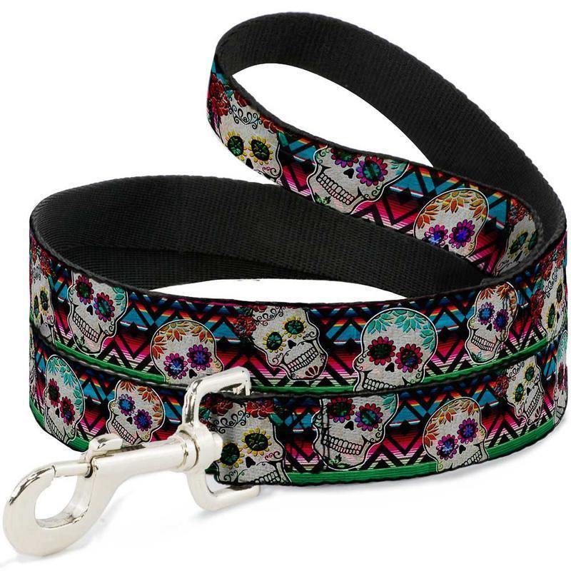 Buckle-Down Sugar Skull Zarape - Collar/Leash - Image 2