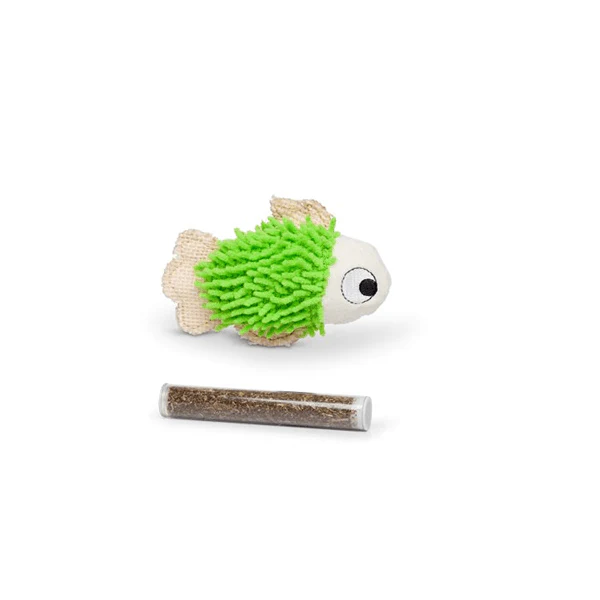 Budz Fish Cat Toy with Catnip Pocket - Available in 4 Colours - Image 2