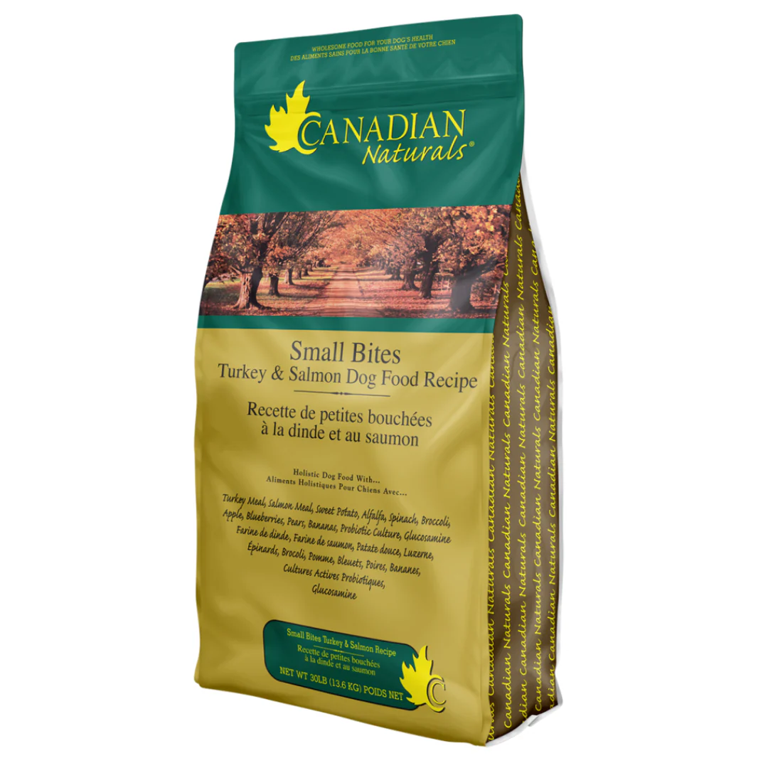 Canadian Naturals Turkey & Salmon Recipe for Small Breed Dogs 13.6kg