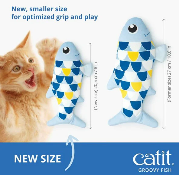 Catit Cat Toy Groovy Fish - Image 2