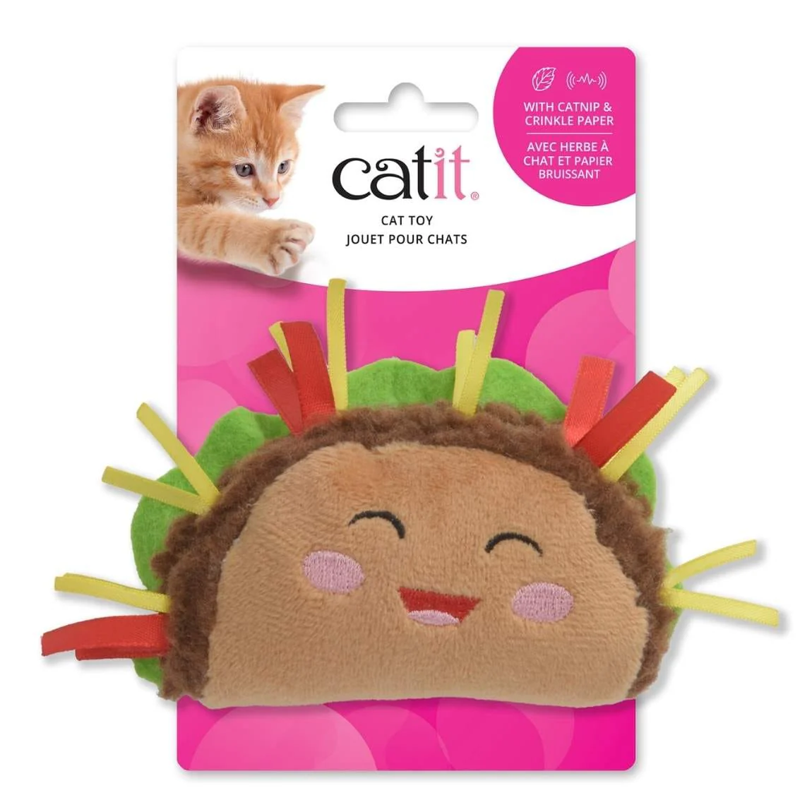 Catit Plush Taco Toy for Cats