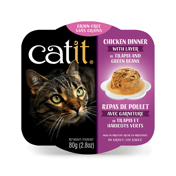 Catit Chicken Dinner with Tilapia & Green Beans - 80 g