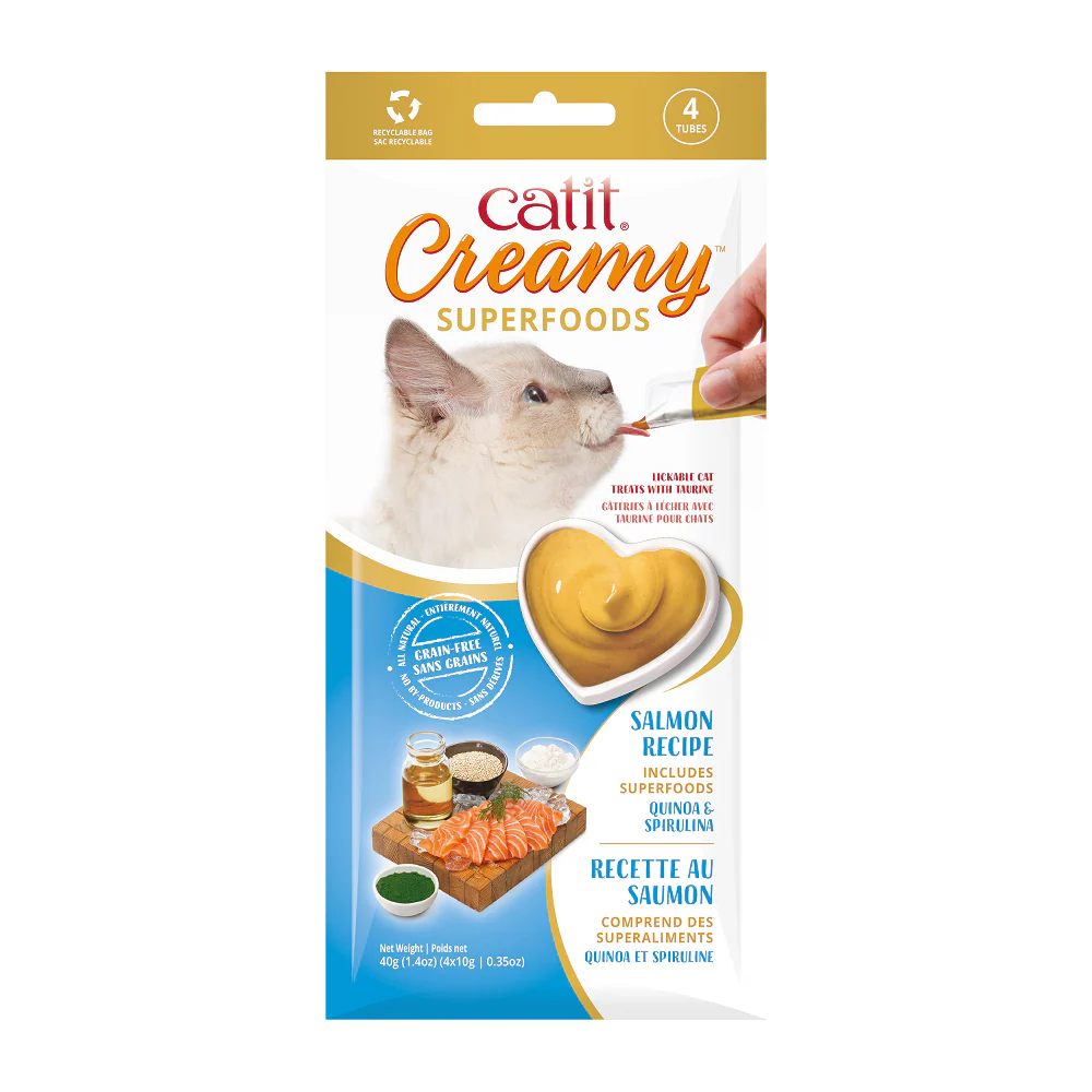 Catit Creamy Lickable Superfood Treats 4-Pack - Image 4