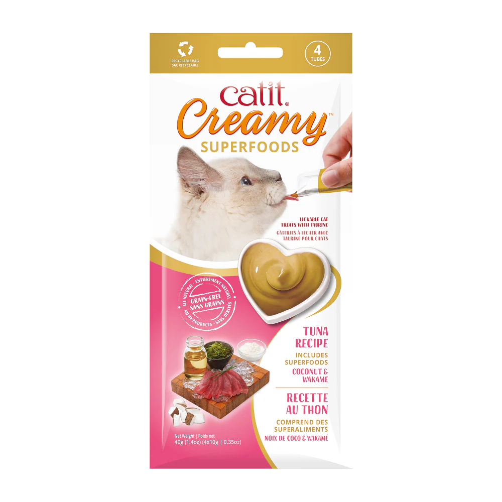 Catit Creamy Lickable Superfood Treats 4-Pack - Image 5