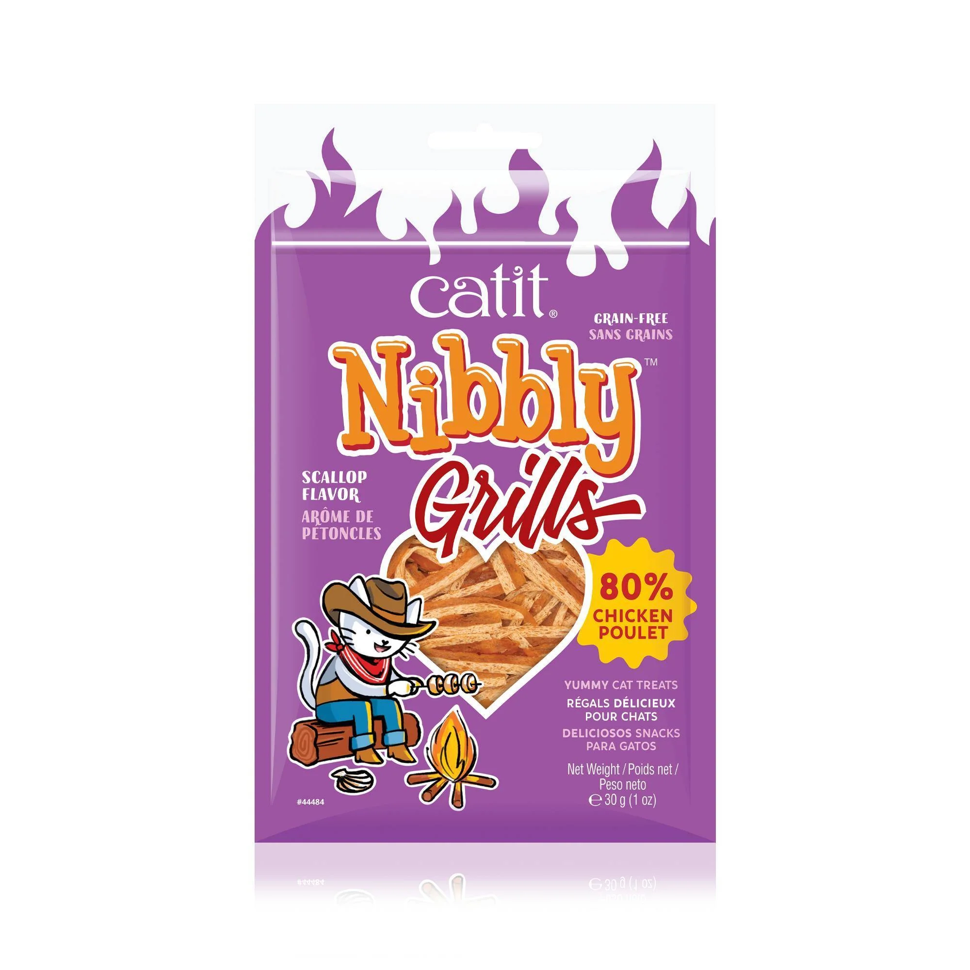 Catit Nibbly Grills - Chicken & Scallop 30g