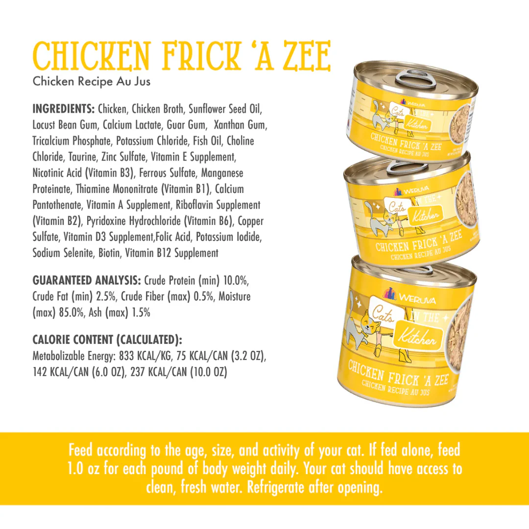 Weruva Cats in the Kitchen Chicken Frick 'A Zee Wet Cat Food 170g - Image 3