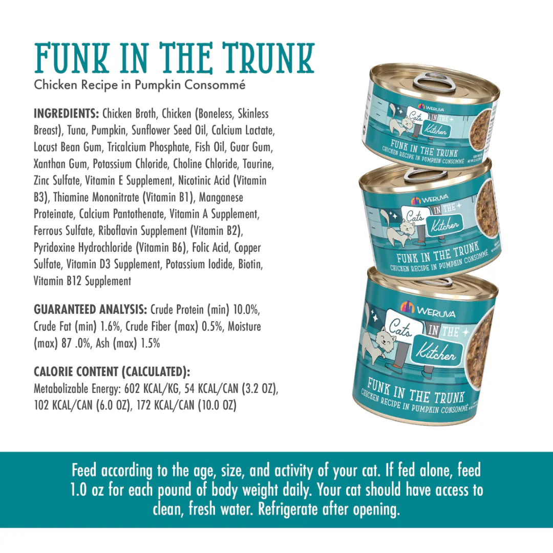 Weruva Cats in the Kitchen Funk in the Trunk Wet Cat Food 170g - Image 3