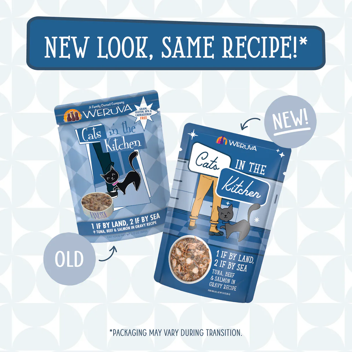 Weruva Cats in the Kitchen 1 If By Land, 2 If By Sea Wet Cat Food Pouch 85g - Image 5