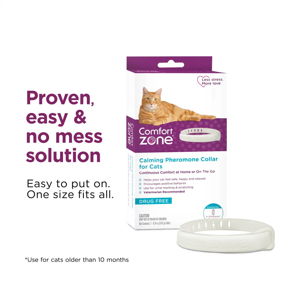 Comfort Zone Calming Pheromone Collar for Cats - Image 7