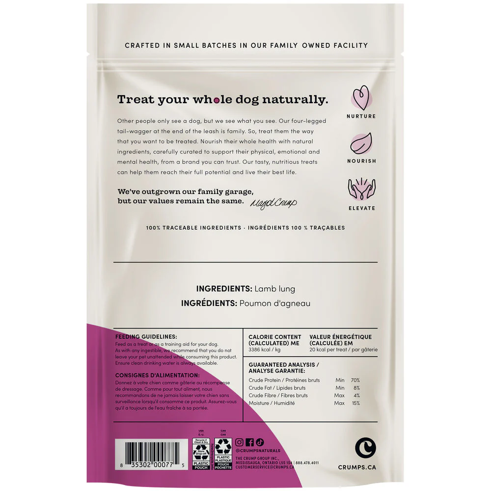 Crumps' Naturals Lamb Chops Dog Treats 200g - Image 2