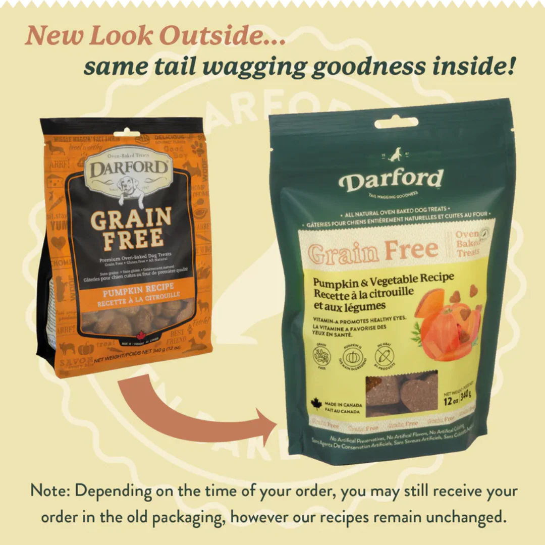 Darford Grain Free Pumpkin & Vegetable Recipe Dog Treats 340g - Image 3