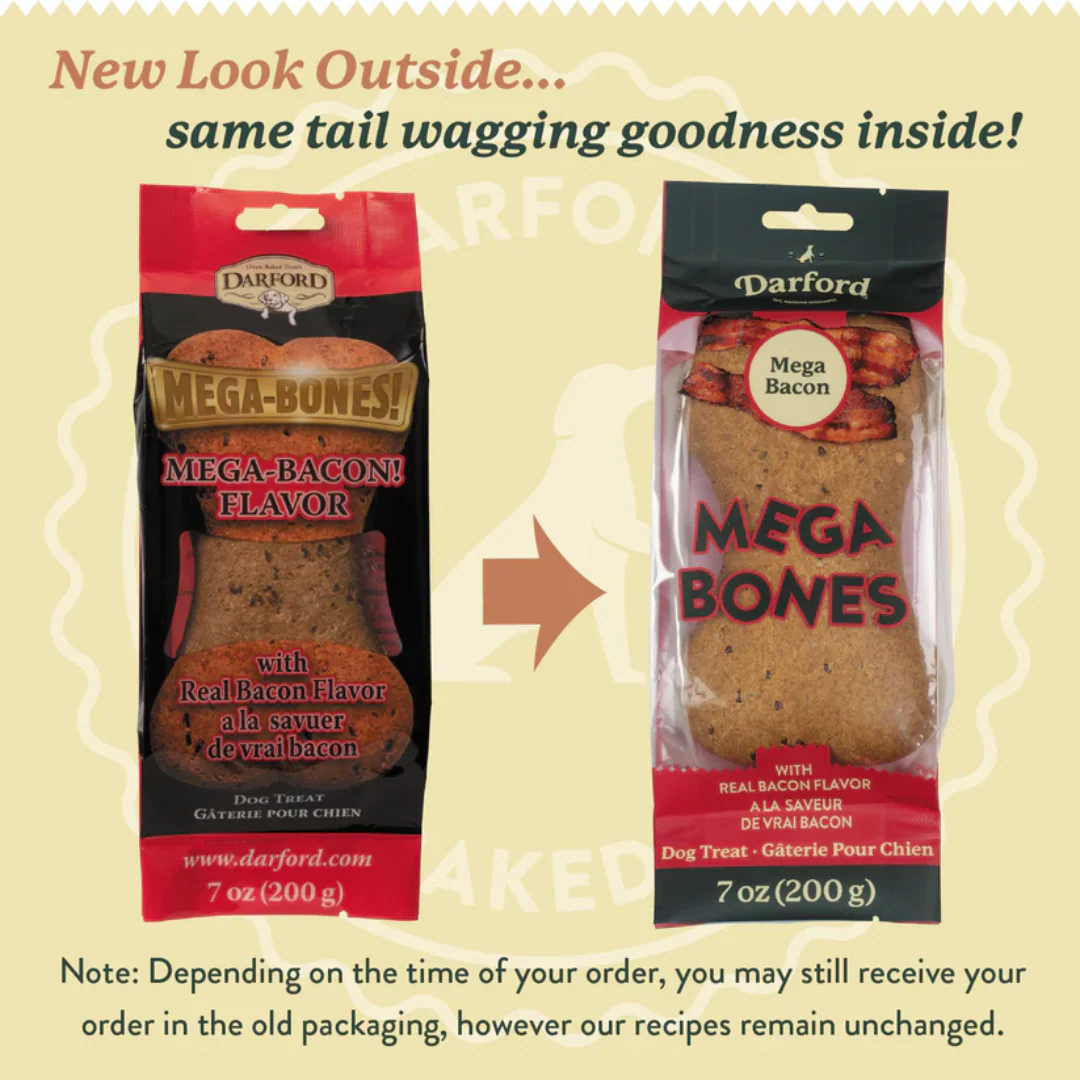 Darford Mega Bones Bacon Dog Treat 200g - Image 3