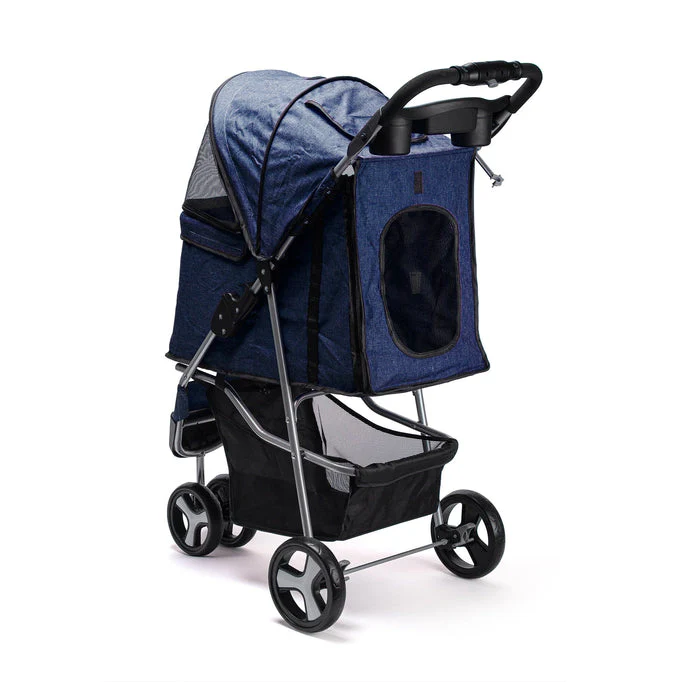 Dogline Casual Pet Stroller - Blue - Image 2