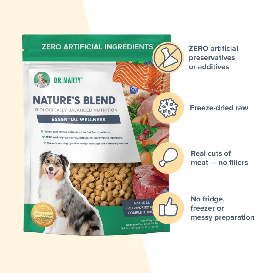 Dr. Marty Nature's Blend Essential Wellness Freeze Dried Raw Dog Food - Image 3