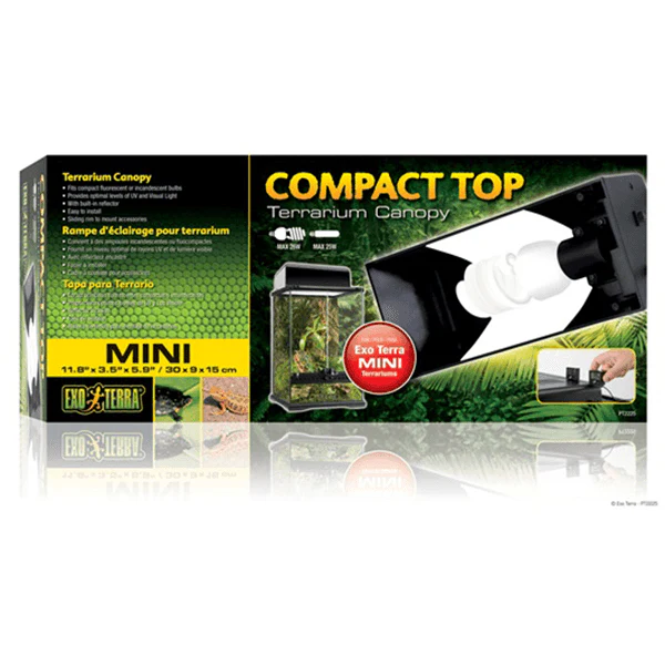 Exo Terra Compact Top Mini - 11.8" x 3.5" x 5.9"