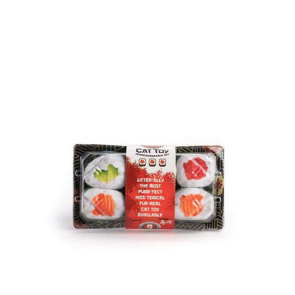Fabcat Sushi Roll Toy Set - Image 2