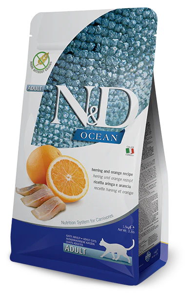 Farmina N&D Cat Food - Herring & Orange
