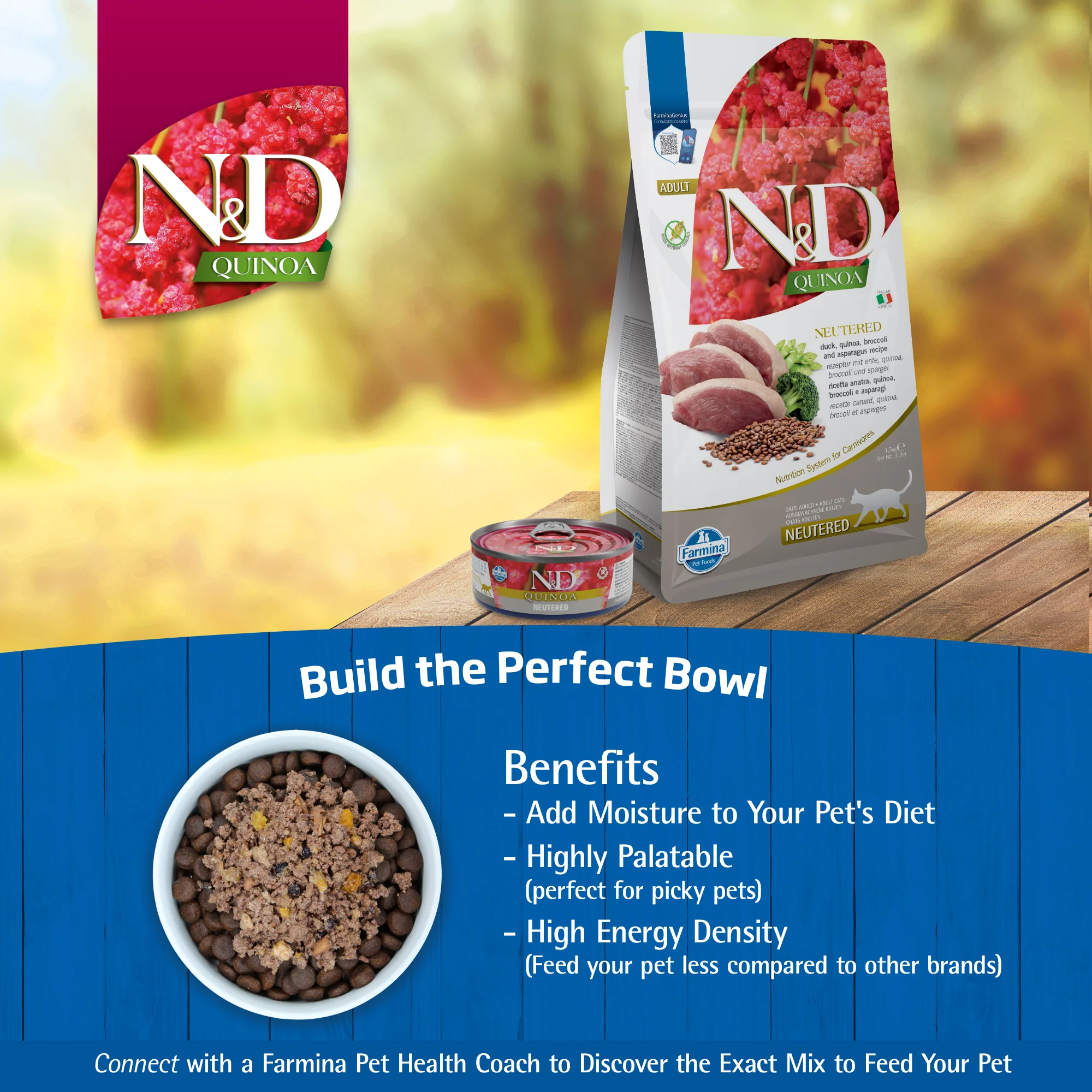 Farmina N&D Quinoa Weight Management Recipe Wet Cat Food 80g - Image 8