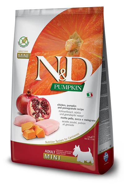 Farmina N&D Dog Food - Chicken Pumpkin & Pomegranate Mini