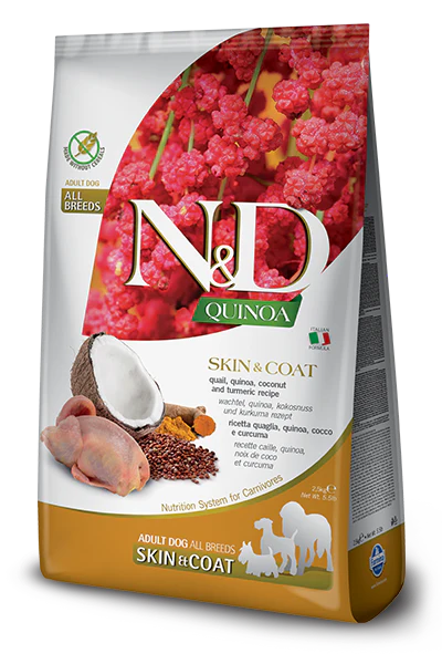 Farmina N&D Skin & Coat Dog Food - Quail & Coconut