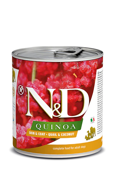 Farmina N&D Skin & Coat Dog Food - Quail & Coconut 285g