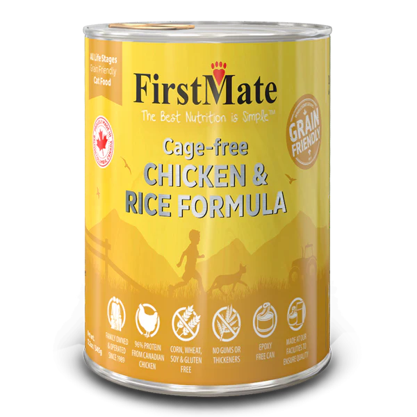 FirstMate Grain Friendly Dog Food - Chicken & Rice 12.2oz