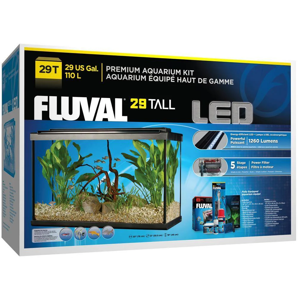 Fluval Premium LED Aquarium Kit - Black - Image 3