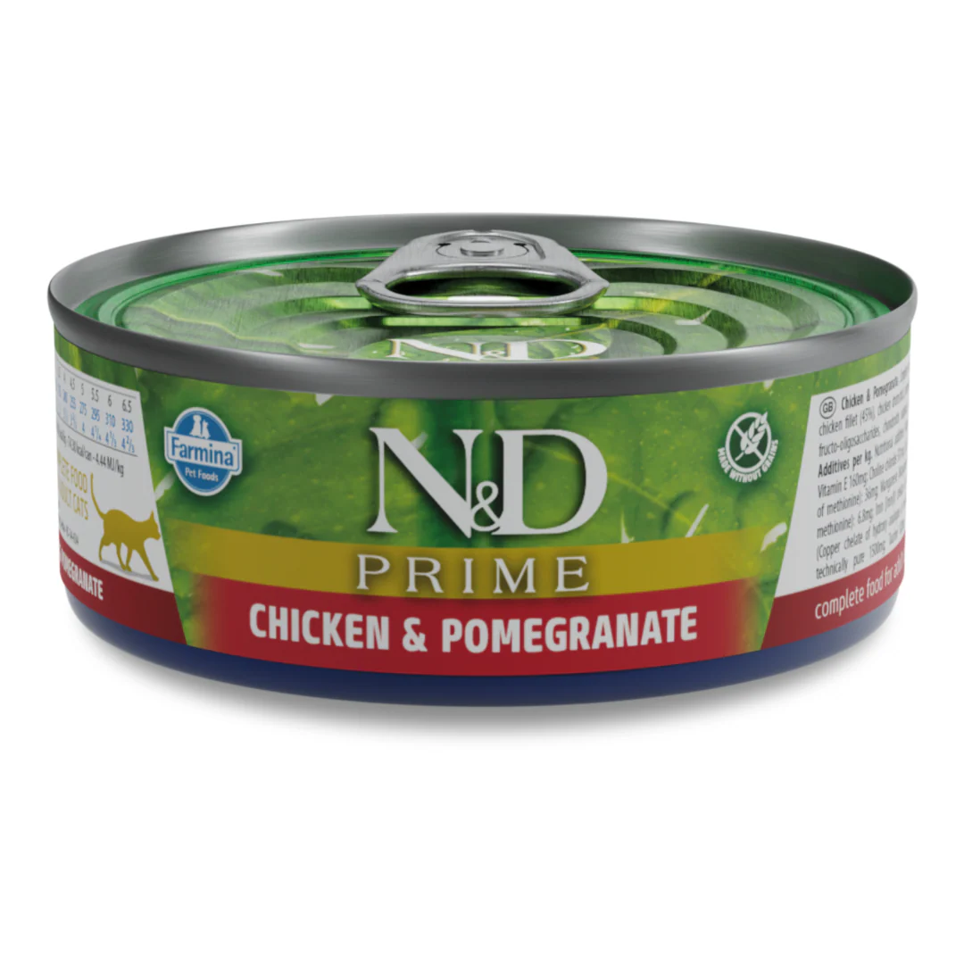 Farmina N&D Prime Chicken & Pomegranate Recipe Wet Kitten Food 70g