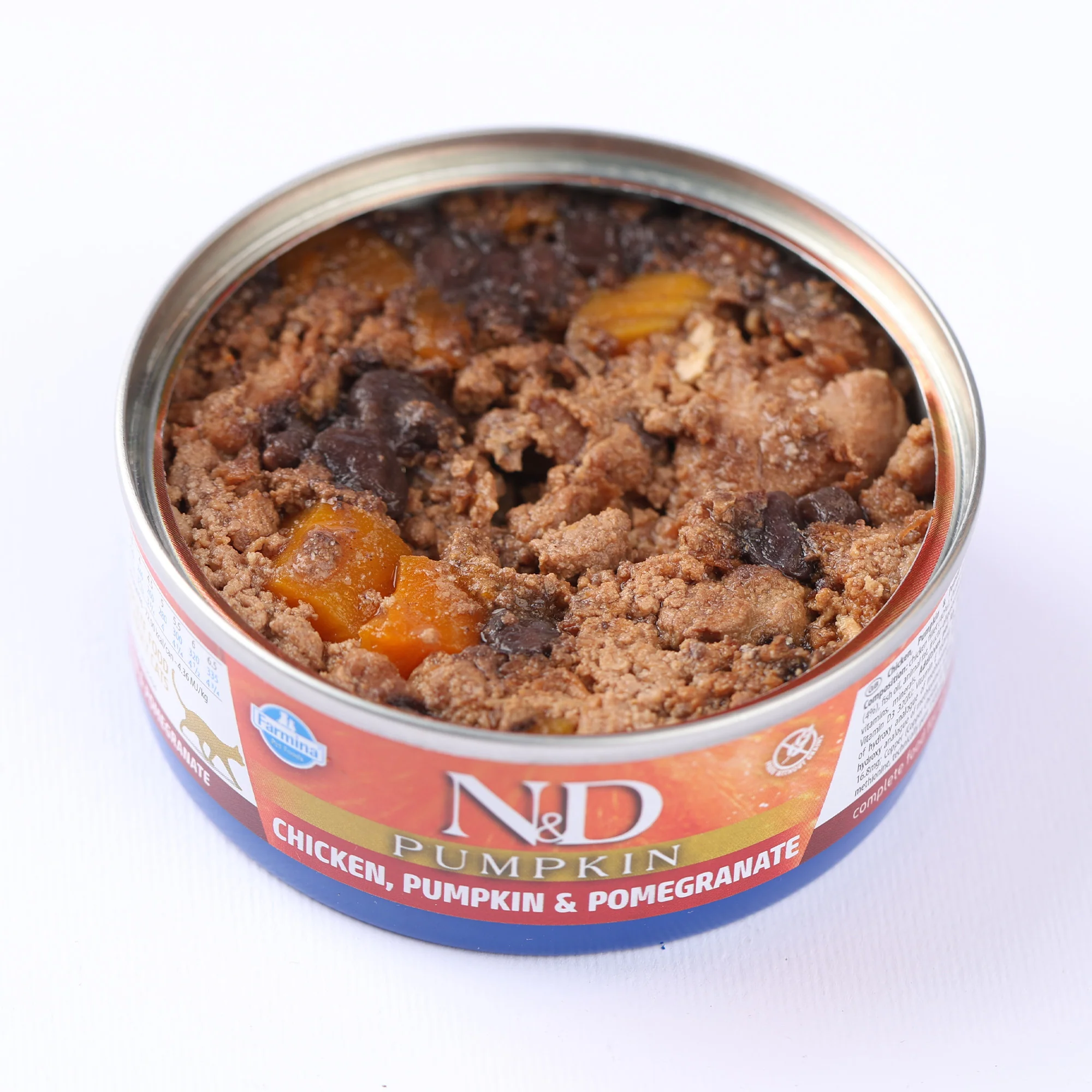 Farmina N&D Pumpkin Chicken, Pumpkin & Pomegranate Recipe Wet Cat Food 70g - Image 2