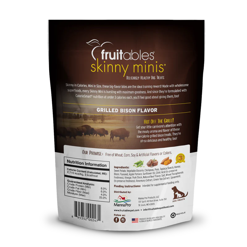 Fruitables Skinny Minis Grilled Bison Flavor 340g - Image 2