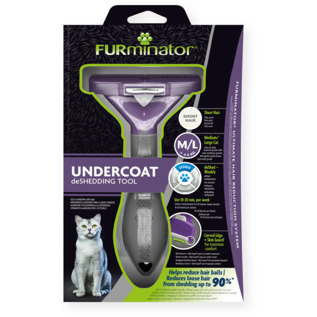 Furminator Undercoat deShedding Tool for Cats - Image 4