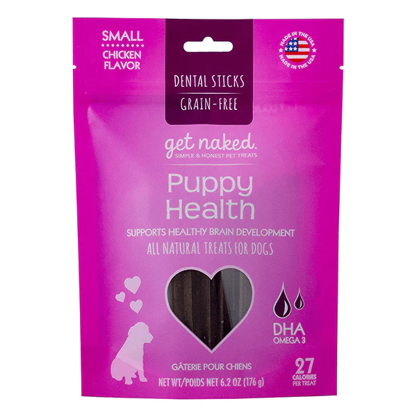 Get Naked Puppy Health Dental Chew Sticks