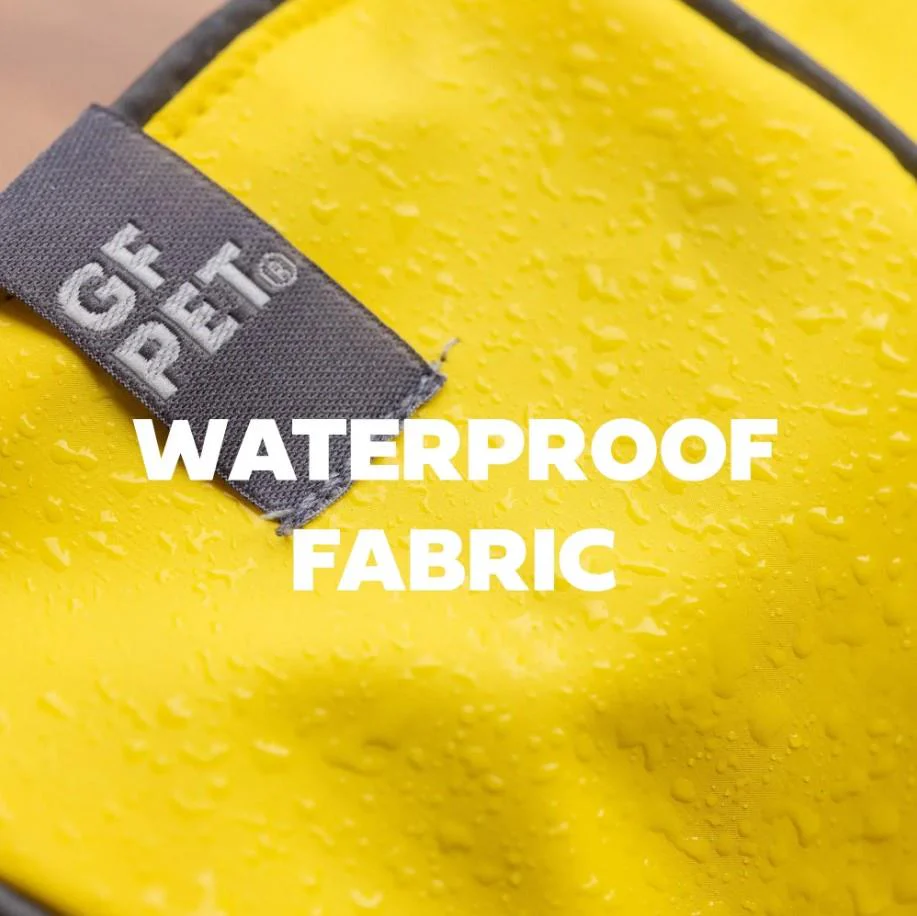 GF Pet Reversible Raincoat - Neon Aqua & Iridescent - Image 7